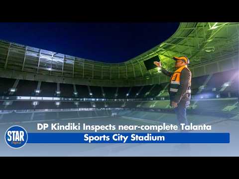 DP Kindiki Inspects near complete Talanta Sports city stadium