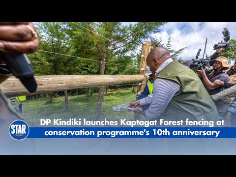 DP Kindiki launches Kaptagat Forest fencing at conservation programme's 10th anniversary