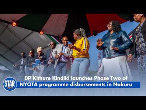 DP Kithure Kindiki launches Phase Two of NYOTA programme disbursements in Nakuru