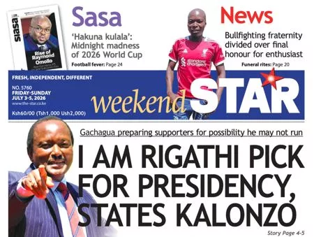 Brief: I'm Rigathi pick for presidency, says Kalonzo