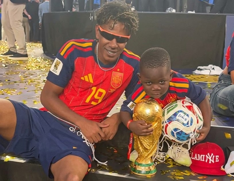 Lamine Yamal's brother steals the show at World Cup final