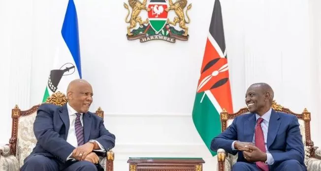 [PHOTOS] Ruto hosts King Letsie III of Lesotho