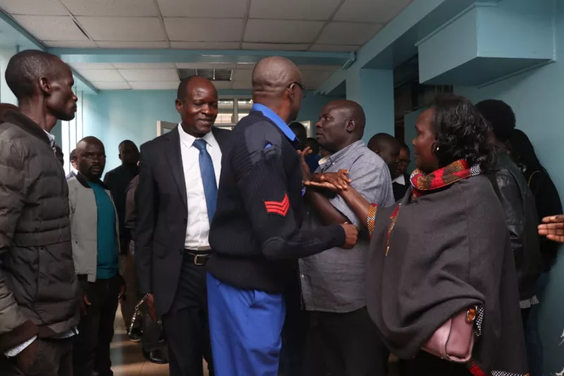 [PHOTOS] Obado Leaves court in handcuffs
