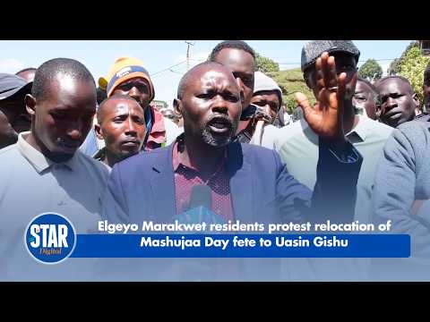 Elgeyo Marakwet residents protest relocation of Mashujaa Day fete to Uasin Gishu