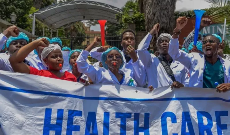 Crisis in 20 counties as nurses down tools