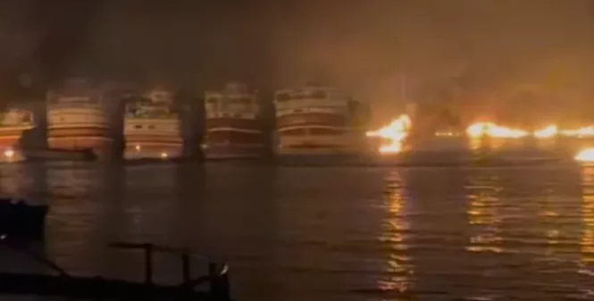 US and Iran exchange fire for second day