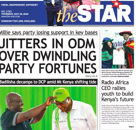 Jitters in ODM over dwindling party fortunes