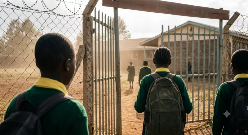 The school bell rings, but our children are not safe