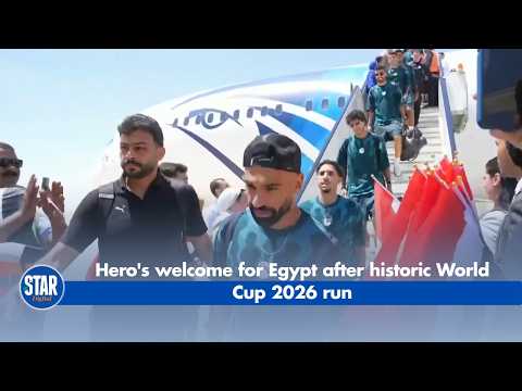 Hero's welcome for Egypt after historic World Cup 2026 run