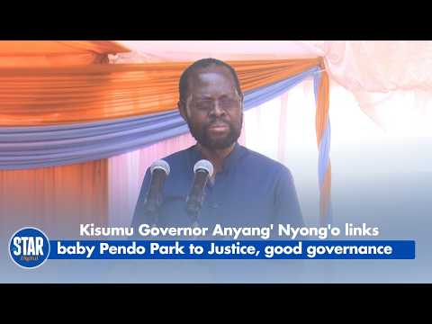 Kisumu Governor Anyang' Nyong'o links baby Pendo Park to Justice, good governance