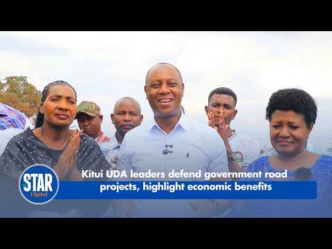 Kitui UDA leaders defend government road projects, highlight economic benefits