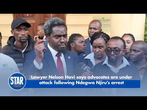 Lawyer Nelson Havi says advocates are under attack following Ndegwa Njiru's arrest
