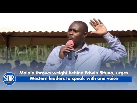 Malala throws weight behind Edwin Sifuna, urges Western leaders to speak with one voice