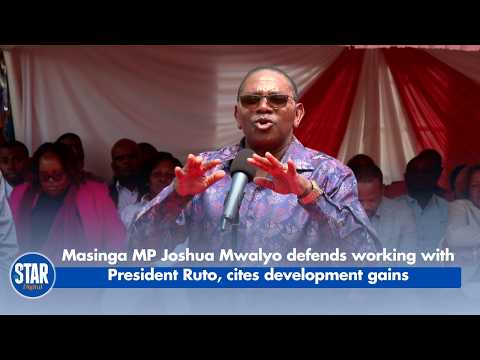 Masinga MP Joshua Mwalyo Defends Working with Ruto, Cites Development Gains