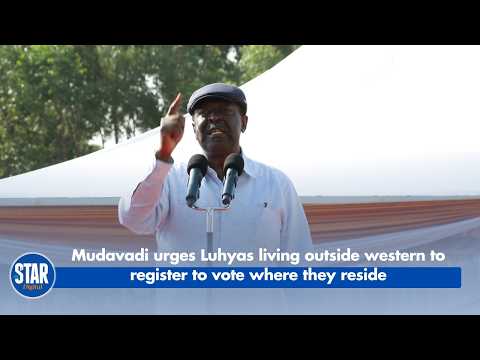 Mudavadi urges Luhyas living outside Western to register where they reside