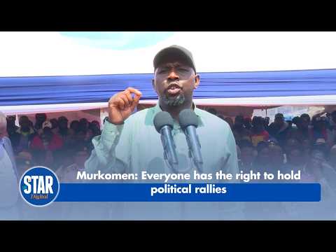 Murkomen: Everyone has the right to hold political rallies