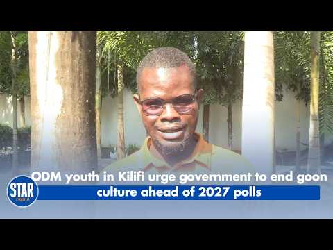 ODM youth in Kilifi urge government to end goon culture ahead of 2027 polls