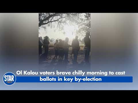 Ol Kalou voters brave chilly morning to cast ballots in key by-election