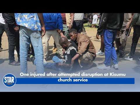 One injured after attempted disruption at Kisumu church service
