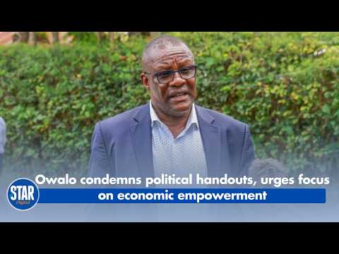 Owalo condemns political handouts, urges focus on economic empowerment