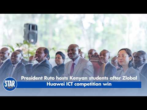 President Ruto hosts Kenyan students after Zlobal Huawei ICT competition win