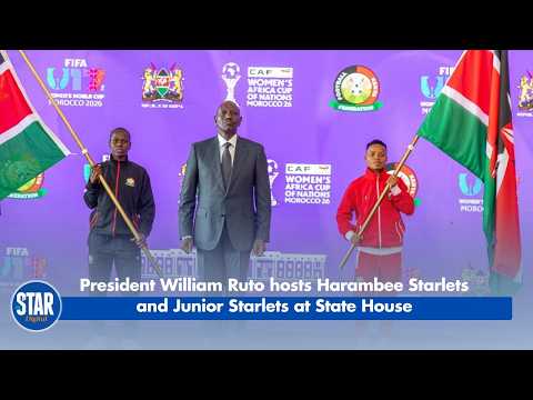 President William Ruto hosts Harambee Starlets and Junior Starlets at State House