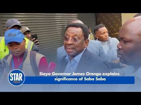Siaya Governor James Orengo explains significance of Saba Saba
