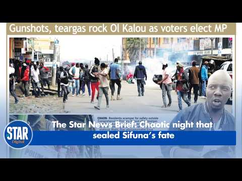 The Star News Brief: Chaotic night that sealed Sifuna’s fate