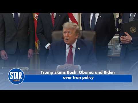 Trump slams Bush, Obama and Biden over Iran policy