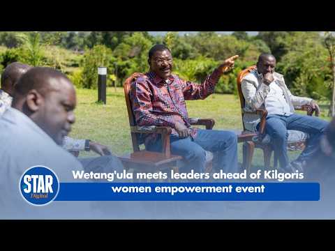 Wetang'ula meets leaders ahead of Kilgoris women empowerment event