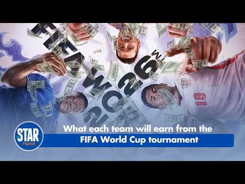 What each team will earn from the FIFA World Cup tournament