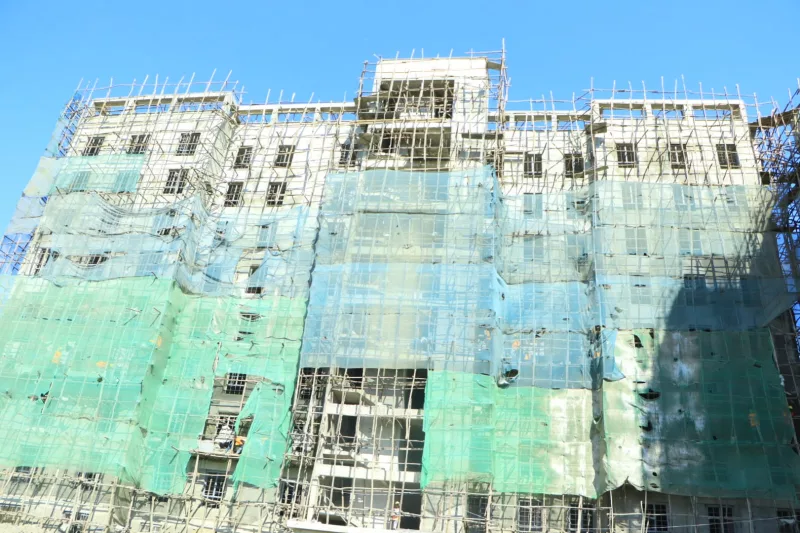 The Kwa-Ngindu affordable housing project that is under construction in Kitui town
