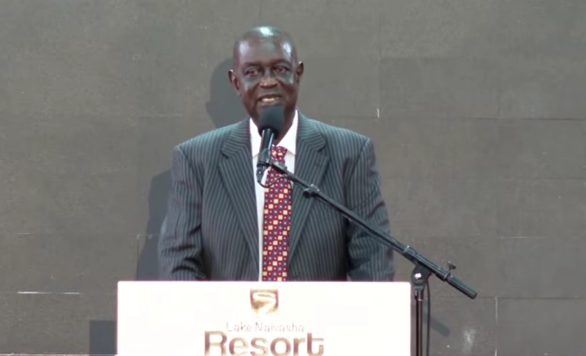 “My eyes are failing me,” Oburu says as he drops speech
