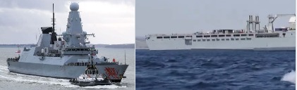 UK clarifies why two warships are docked in Mombasa