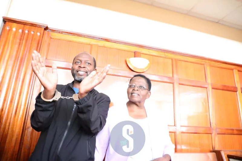 [PHOTOS] Mother, son detained in Dr Mutiso murder probe