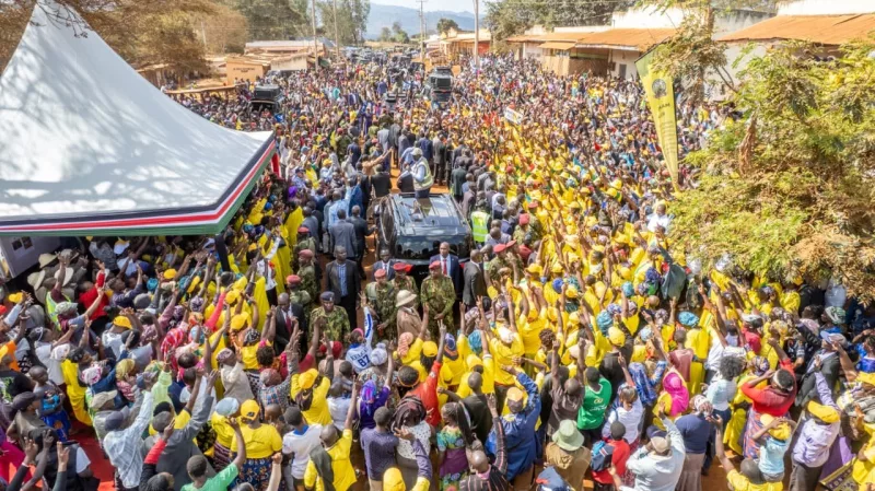 [PHOTOS] Ruto launches construction of Makaveti-Kyangala-Iuni road in Machakos