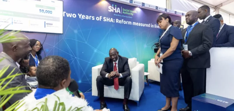 Ruto hits back at critics of health digitisation