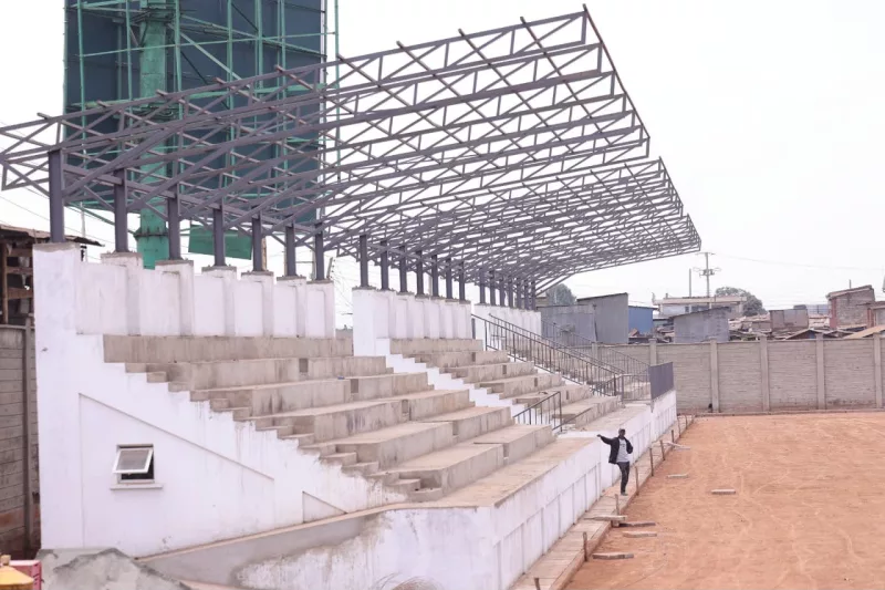 Kihumbuini Stadium 70% done as Sakaja upgrades sports facilities