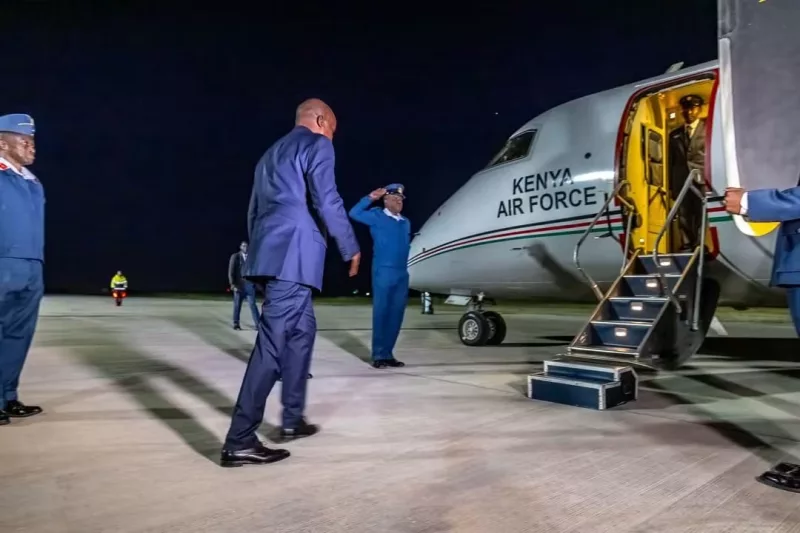 [PHOTOS] Kindiki heads to Tanzania for key infrastructure forum