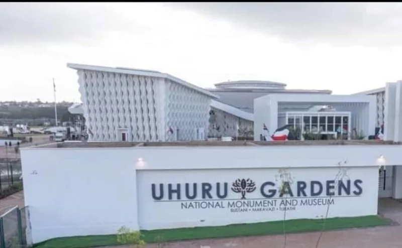 Inside Uhuru Gardens stage setup // State House