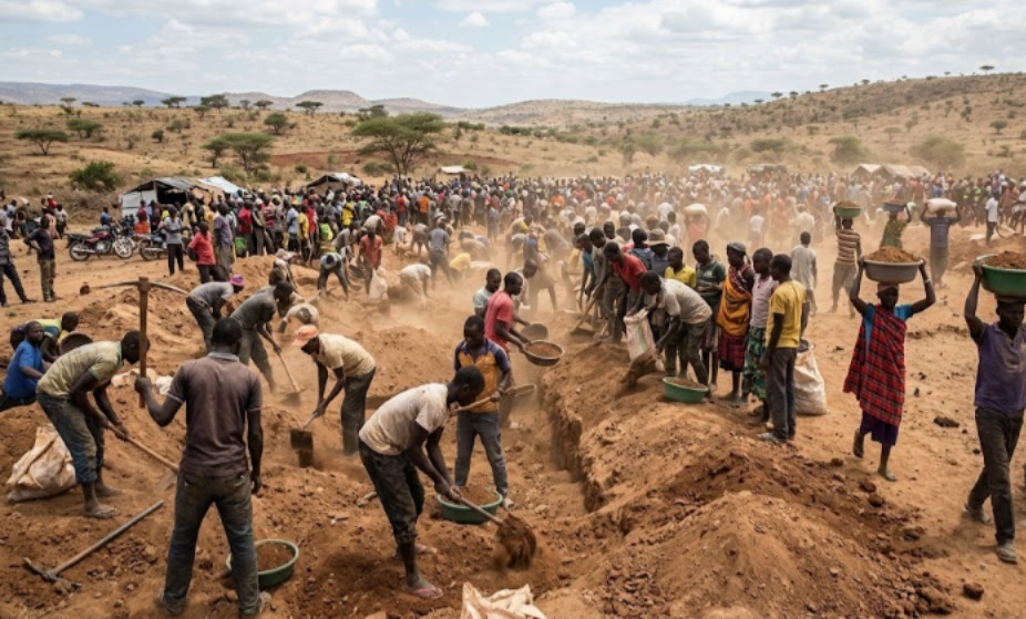 Thousands flock West Pokot village after reported gold discovery