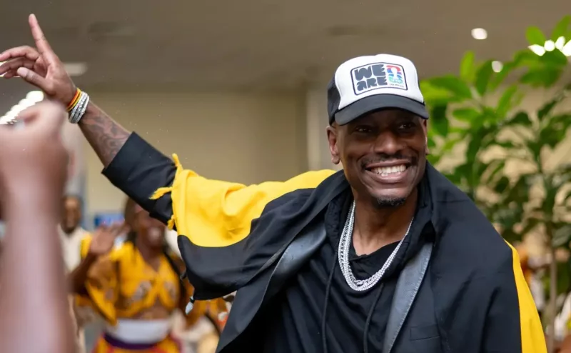 Tyrese Meets President Museveni in Uganda
