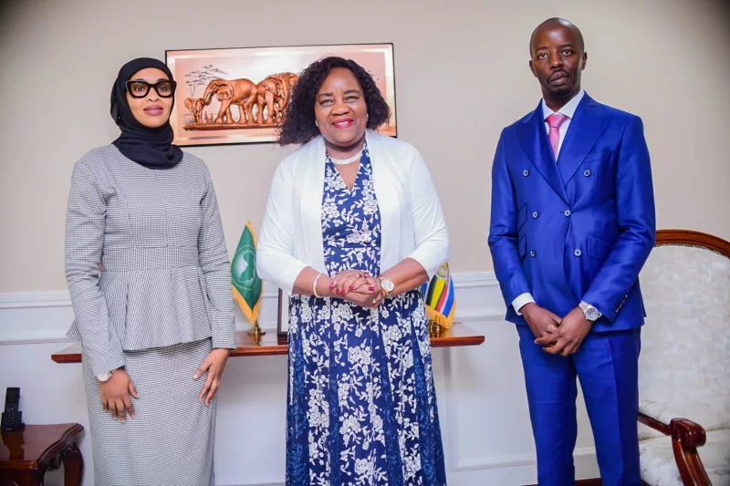 Ida, Raila Jr meet PS Bashir over mausoleum project