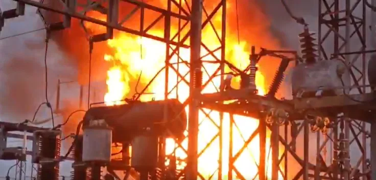 Substation fire plunges 5 counties into blackout
