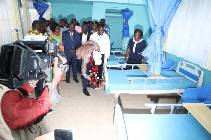 PS Oluga commissions Mulele Level 3 Hospital in Vihiga