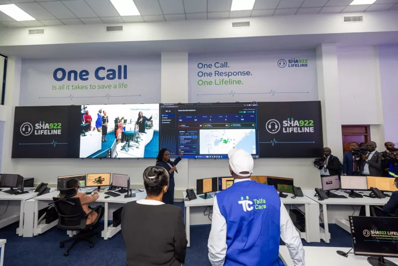 [PHOTOS] Ruto unveils National Ambulance Dispatch Centre