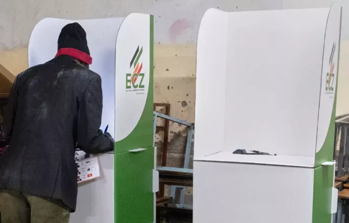Zambians voting as president bids for second term