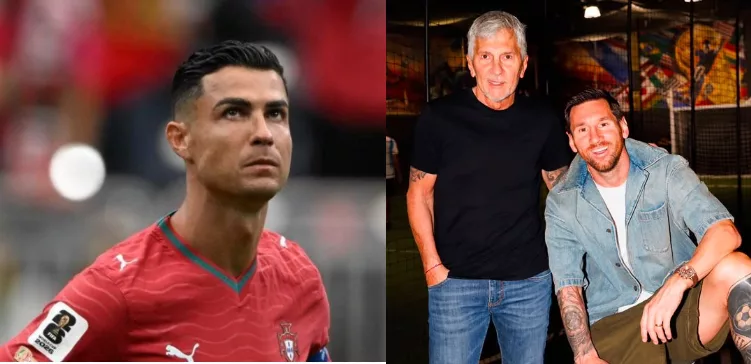 Ronaldo sends heartfelt message to Messi after father’s death