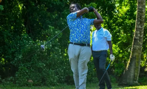 William Kaguta in the last NCBA Golf Series action /HANDOUT