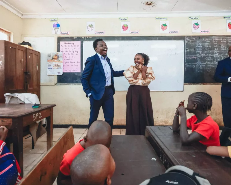 [PHOTOS] Teacher Cillah’s dream comes true as George Ruto visits her school